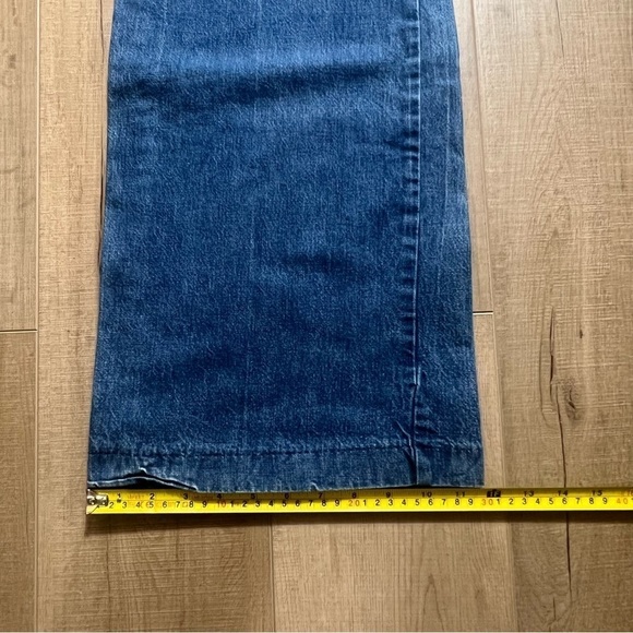 Vintage Women's H.I.S. Bareback High Waist Flare Jeans RARE - Picture 8 of 13